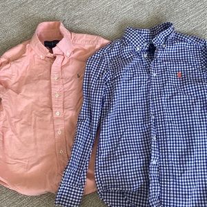 Boys Polo long sleeve button up